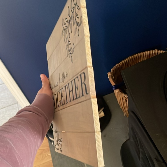 We are Better Together Wooden Sign - Picture 4 of 4